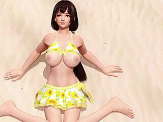 Topless big tits beach ass closeup tease