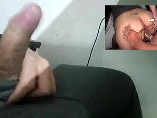 Your wife cuckolds you at work in sheer red full vid