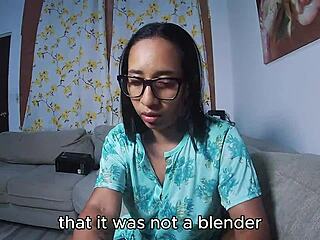 Leyne Rodriguez, stepmom mistakes toy for small cock fun?