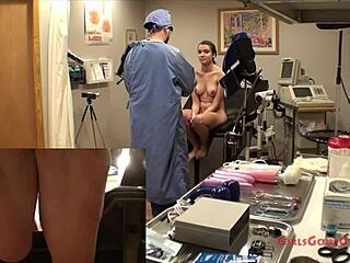 naomi alice endures blindfolded gaping pussy humiliation backstage with toys and vibrators