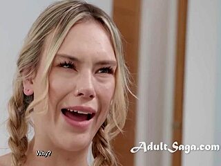 emma rosie begs for monster cock to ruin her tight slutty cunt creampie shower