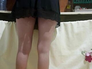 this work employee flashes hot ass lingerie in kitchen im goin crazy horny tattoo redhead slut pov