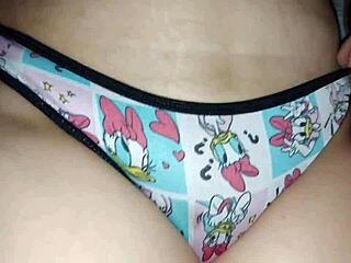 Stepdaughter teases stepdad with delicious new panties scent