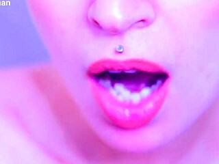 Bare Latina Toes Crush Juicy Redhead Pussy Fruit Close-Up