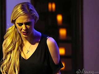 cherie deville laps mercedes carrera's pussy in wild lesbian play