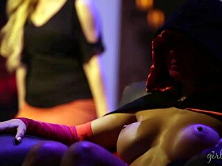 cherie deville laps mercedes carrera's pussy in wild lesbian play