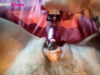 Athletic babe fingers hairy pussy solo! Licks clit till explosive orgasm??