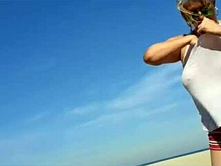 sexy mature blonde milf spreads big pussy lips solo