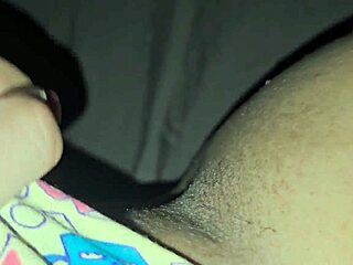 playing with my huge clit late night 🔥👆💦