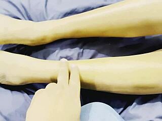 Drunk indian college girl fingers pussy boobs after dorm party fun.