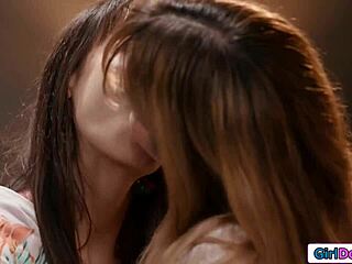 big tits stepmom gets licked by petite stepdaughter in front of bnb owner