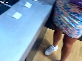 damn pam tries huge suction dildo all day!