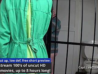 nurse ami rogue chokes on cock backstage with handcuffs