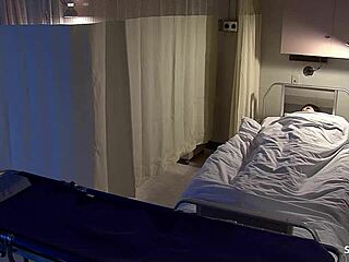 Japanese nurse teen seduces patient for rough halloween hospital roleplay doggystyle creampie 👻🍑