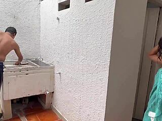 skinny latina sis bribes with blowjob and tight pussy ride to keep street secret