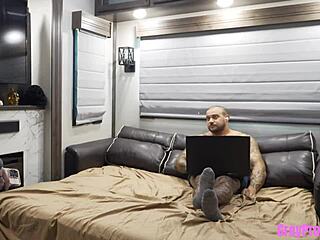 chat roulette got wild when my step-bro claimed my virginity in a taboo ride