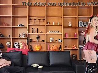 Halloween lisa wild's dream anal with demon monster