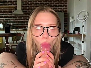 California Babe's Wild Dick Sucking Streak Hits Day 6 of 30. Emotional Cum-Filled Challenge Continues!