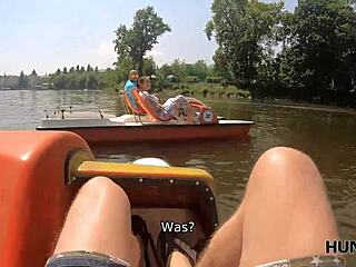 hunt4k curvy big tits girl fucks stranger before boyfriend