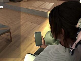 lara croft goes topless in bikini heels stockings outdoor adventure episode 29.