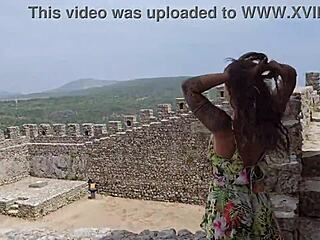 Damiana Flowers Sextrip Europe Ep3: Curvy Brazilian Trans Fucks in Tourist Castle