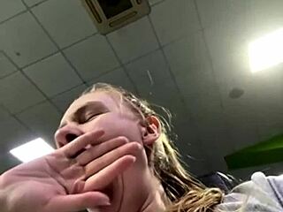 Bouncing Big Natural Tits Gym Workout Orgasm