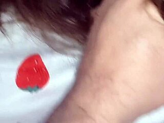 close-up pov of wife's shaved pussy creampied hard?