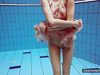 Martina's Hot Croatian Bikini Shower Pool Tease Continues