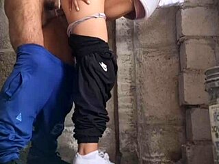 hermanastra sneaks from uni for secret outdoor pussy pounding