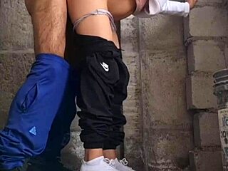 hermanastra sneaks from uni for secret outdoor pussy pounding