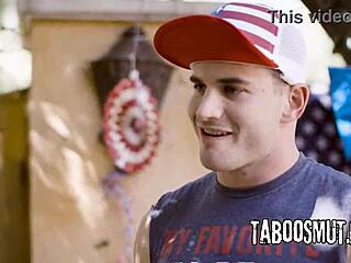 at the step-family fourth of july barbecue, whitney wright gets banged hard by uncle in taboo group scene