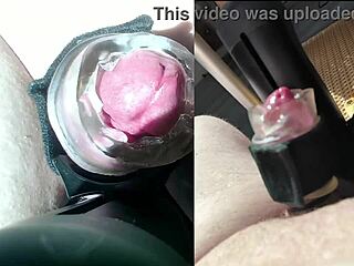 A woman takes control early morning, makes me cum quick on desk with toys!