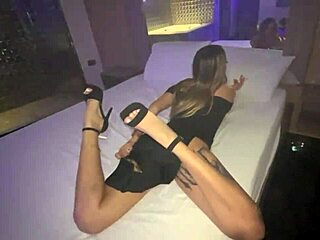 ever wonder what happens when a tattooed cute blonde fucks a stranger post-party?