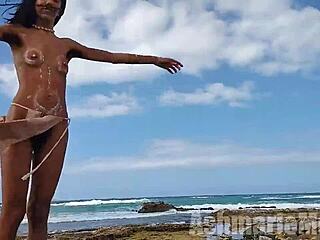 Ever seen a hairy latina tribal slut dance naked in public?