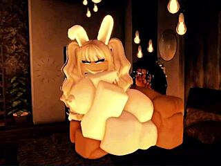 fucking this candy girl in her sexy cosplay bunny outfit ro-cons