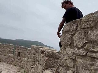 Damiana Flowers Sextrip Europe Ep3: Curvy Brazilian Trans Fucks in Tourist Castle