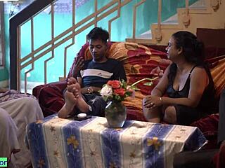 Bhabhi Joins Hot Gangbang Party! Bent Over Big Cock Anal Cum in Wet Pussy