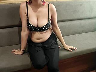 jija ji can't resist saali's curves, fucks her tight pussy and ass homemade