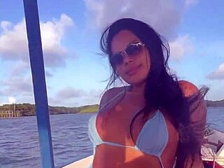 Brazilian Wife Rides Bikini-Clad on Boat POV Slut Action!