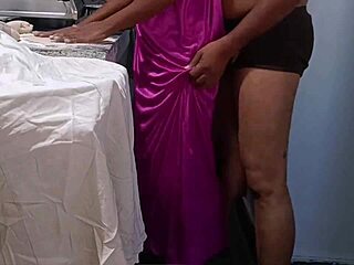 Desi Wife's Homemade Bent-Over Doggy Pounding!