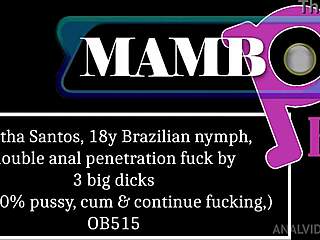 agatha santos 18yo brazilian nympho takes double anal from 3 monster cocks