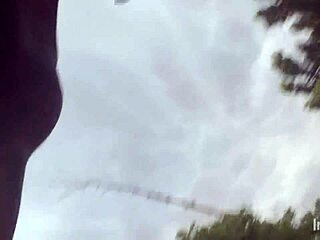 pov public romp on arpoador beach rock with playful safada