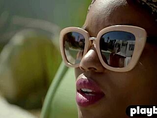 hey ebony milf eugenia, strip naked and show that bubble butt