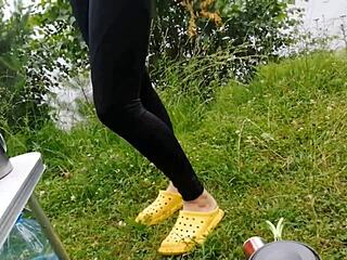 Vacation Stepmom Sex Tape Compilation Outdoor Fun