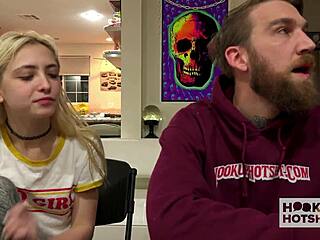 90-pound fuck doll Jane Wilde BEGS Bryan Gozzling to POUND her tight