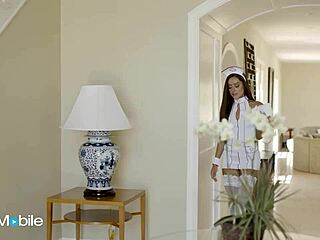 kinky nurse jerks n fucks patient with her sloppy wet pussy