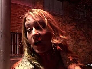 the rich brunette milf luvs fuckin in her limo durin group orgy