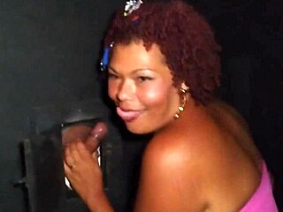 married milf hits gloryhole takes facial cumshot blast