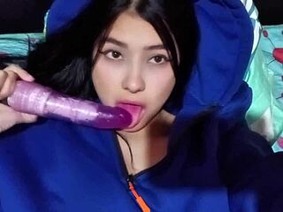 The hot colombian babysitter with huge natural tits flashes her curvy body and hairy pussy, begging for my cock the moment i arrive home.