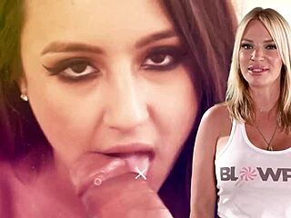 Naughty Babysitter Sophia Gulps Monster Cock On Knees